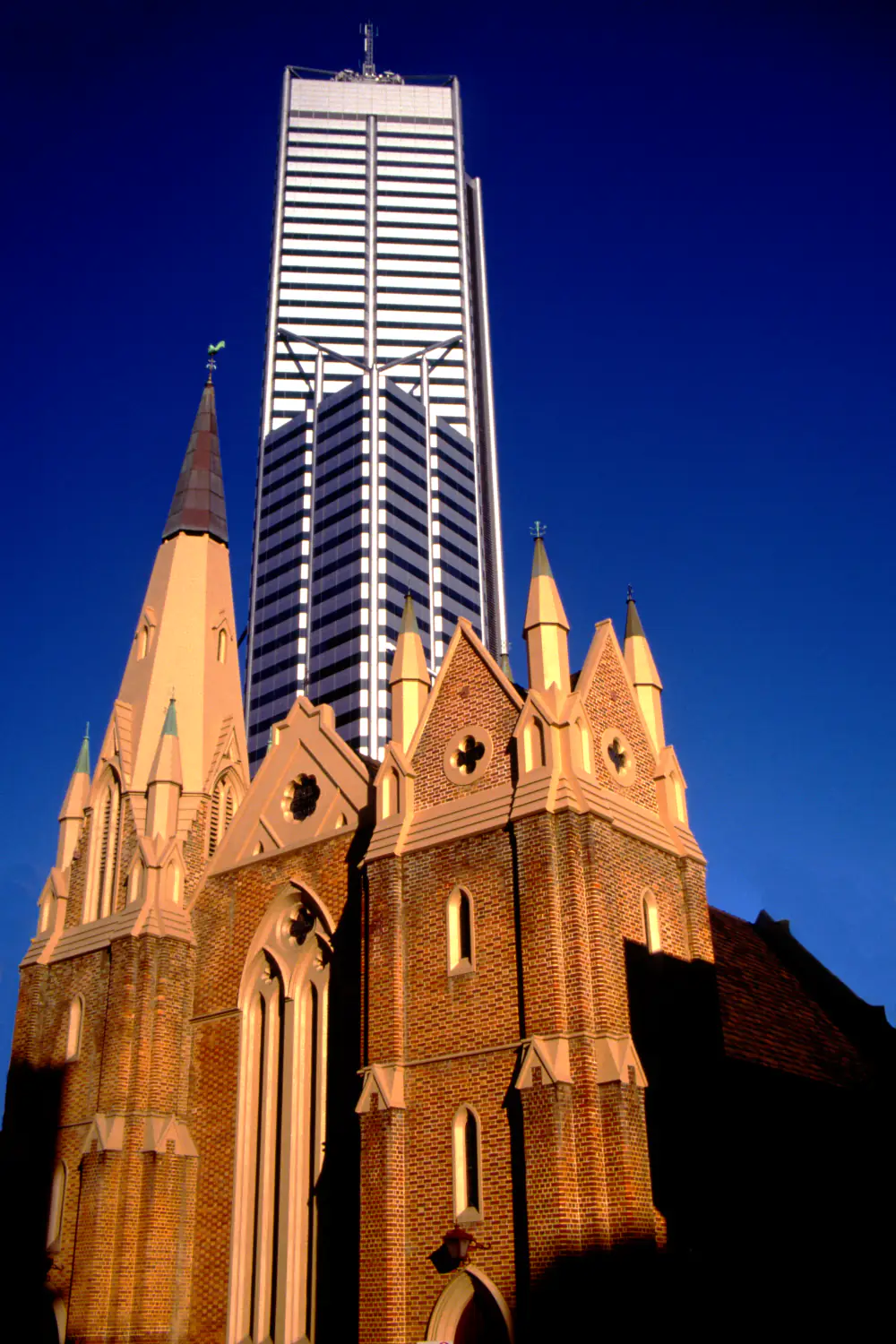 Wesley Uniting Church and Central Park Tower Perth/Australia