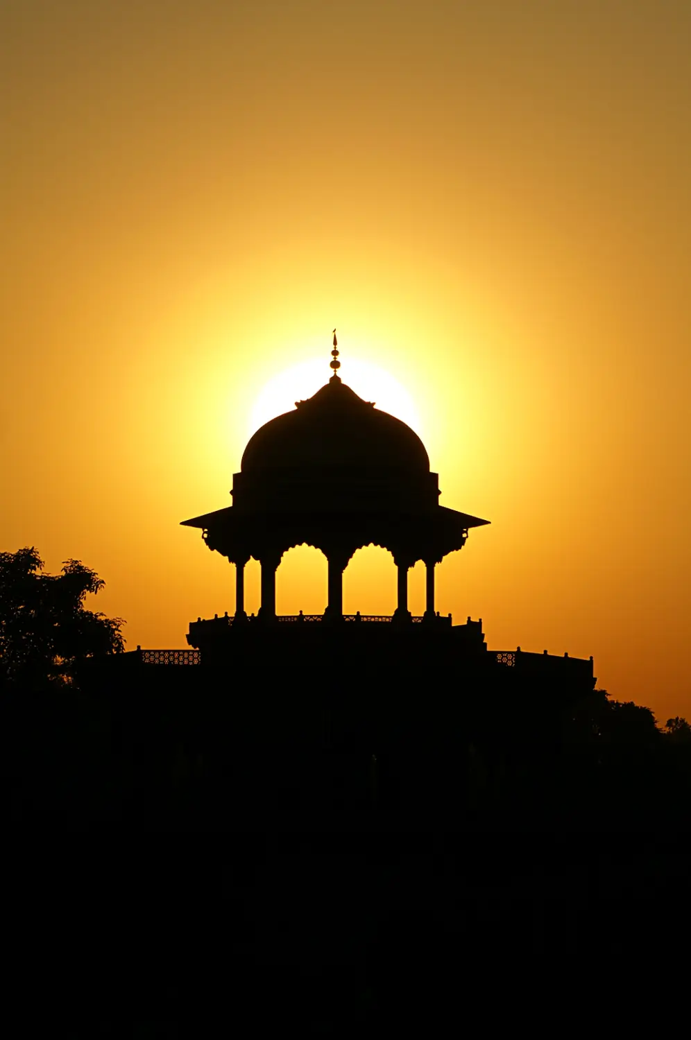 Sunset at Taj Mahal Agra/India